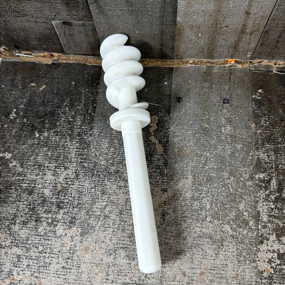 P400 Popeil Auger Stem Pasta Maker White Replacement Part - Picture 6 of 6